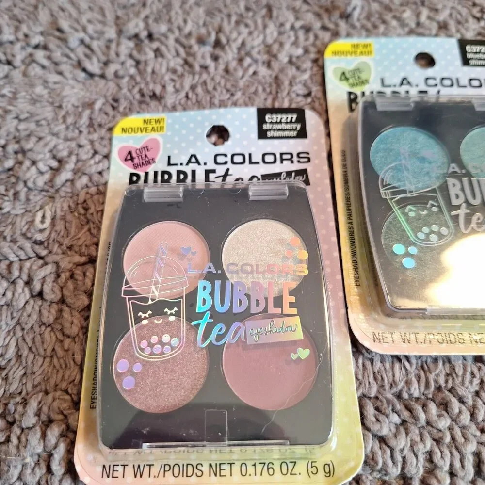 Lot of 3 L.A. Colors Bubble‎ Tea Eyeshadow Blueberry Shimmer Sealed Combo